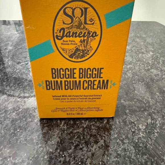 NWT Sol de Janeiro Brazilian Bum Bum Cream in Orange and Green - Picture 1 of 2
